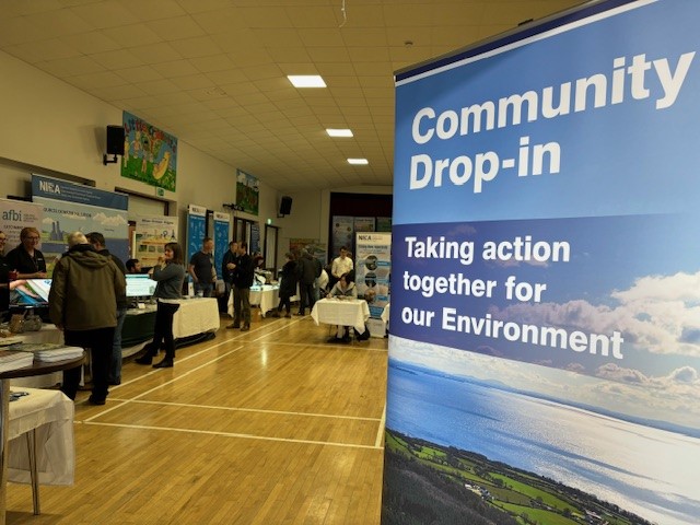 daera_ni's tweet photo. 📢We are at St Clare’s Community Hall Glenavy today from 12-7pm with a host of delivery partners &amp; info on the work being done on Blue Green Algae &amp; water quality improvements, come along if you’d like to find out more! #LoughNeaghAction https://t.co/IRHahPaJuH