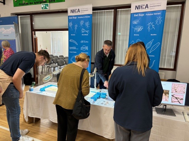 daera_ni's tweet photo. 📢We are at St Clare’s Community Hall Glenavy today from 12-7pm with a host of delivery partners &amp; info on the work being done on Blue Green Algae &amp; water quality improvements, come along if you’d like to find out more! #LoughNeaghAction https://t.co/IRHahPaJuH
