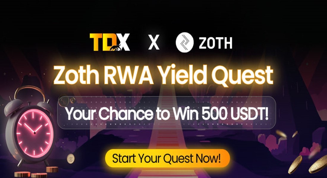 New #airdrop: TDX &amp; Zoth (New)
Reward: 100 Points &amp; 500 USDT
News: Backers, TheBlock
Distribution date: November 20th

🔗Airdrop Link: app.tdx.biz/promote/ZothQu…

1: Sign up with your email address and complete all tasks 
2: Also Get USDT and points rewards through this airdrop
