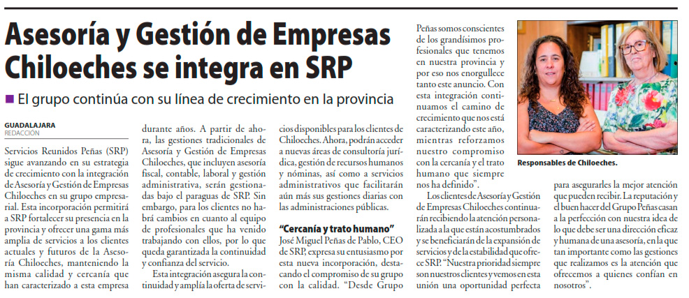 😍Para el equipo de #GrupoPeñas es una enorme satisfacción ver como la empresa crece y se fortalece, y también saber que nos hemos convertido en referencia para los profesionales del sector que se retiran y quieren dejar a sus clientes en buenas manos. 

Gracias <a href="/NuevaAlcarria/">Nueva Alcarria</a>