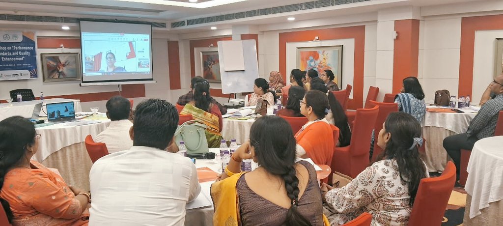 Bnrc_official's tweet photo. "Day 2 of the #PerformanceStandards &amp; #QualityEnhancement Workshop under #MissionUnnayan, Bihar! The discussions continue with even greater focus on setting new benchmarks for excellence in healthcare. Together, we're building a brighter future for nursing in the state. 💪 https://t.co/9Dmn6qaXH6