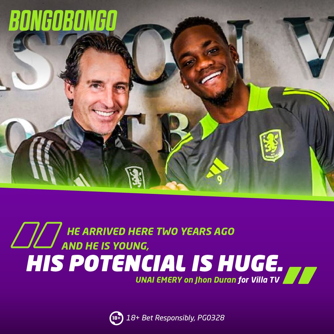 BongoBongo_KE's tweet photo. With an impressive unbeaten streak lasting almost two months, Aston Villa is making waves in the Premier League. Will they continue this form and challenge for the title?
.
#AstonVilla #EPL #PremierLeague #UnaiEmery #JhonDuran #TittleShot https://t.co/Pr7SFuQDPc