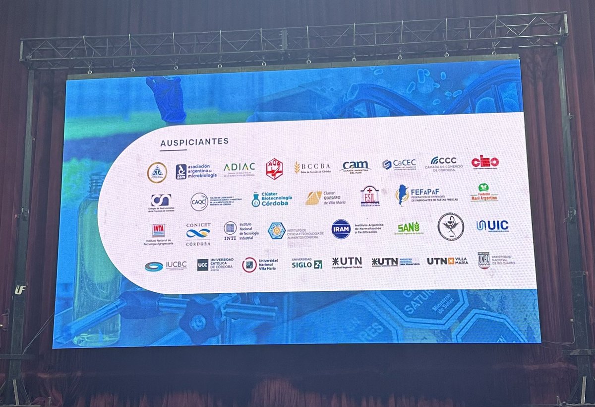 MCARIGNANI1's tweet photo. #Ahora en el IX Congreso Internacional de ciencia y tecnología de los alimentos

Te esperamos en nuestro stand! 
@IRAMoficial 

#alimentos #calidad #Tecnología #Innovación https://t.co/Ng0eg9OVLH