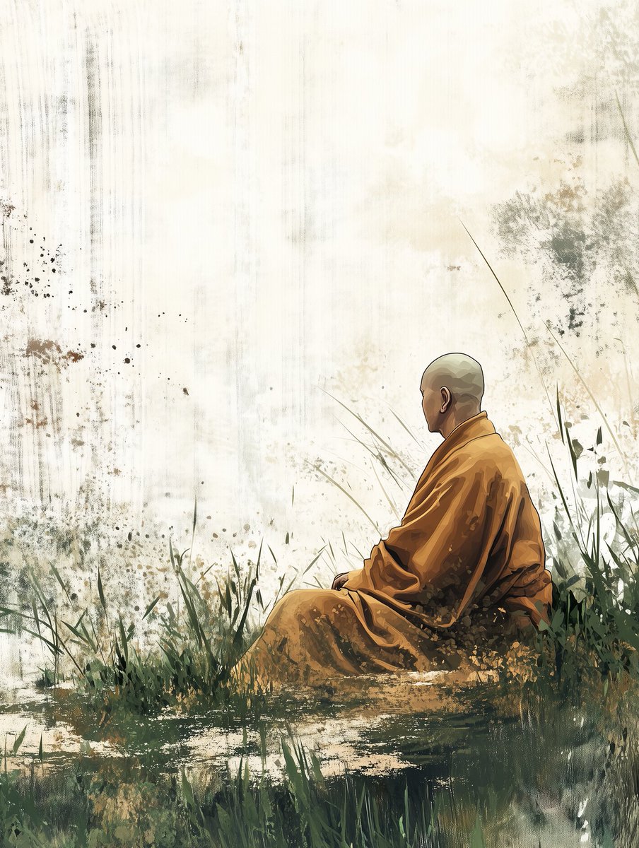BuddhaBeings's tweet photo. "Sitting quietly, doing nothing, Spring comes, and the grass grows, by itself."
~ Zen Master Basho ☸️
[On the Art of Living in Effortless Harmony with Existence] 🙏🙏

#Buddhism #Buddha #Buddhist #Basho #ZEN #ZenBuddhism #ZenQuotes #quotes #quoteoftheday #BuddhismQuotes #Mindfulness #meditation  #wednesdaymotivations #Wednesday