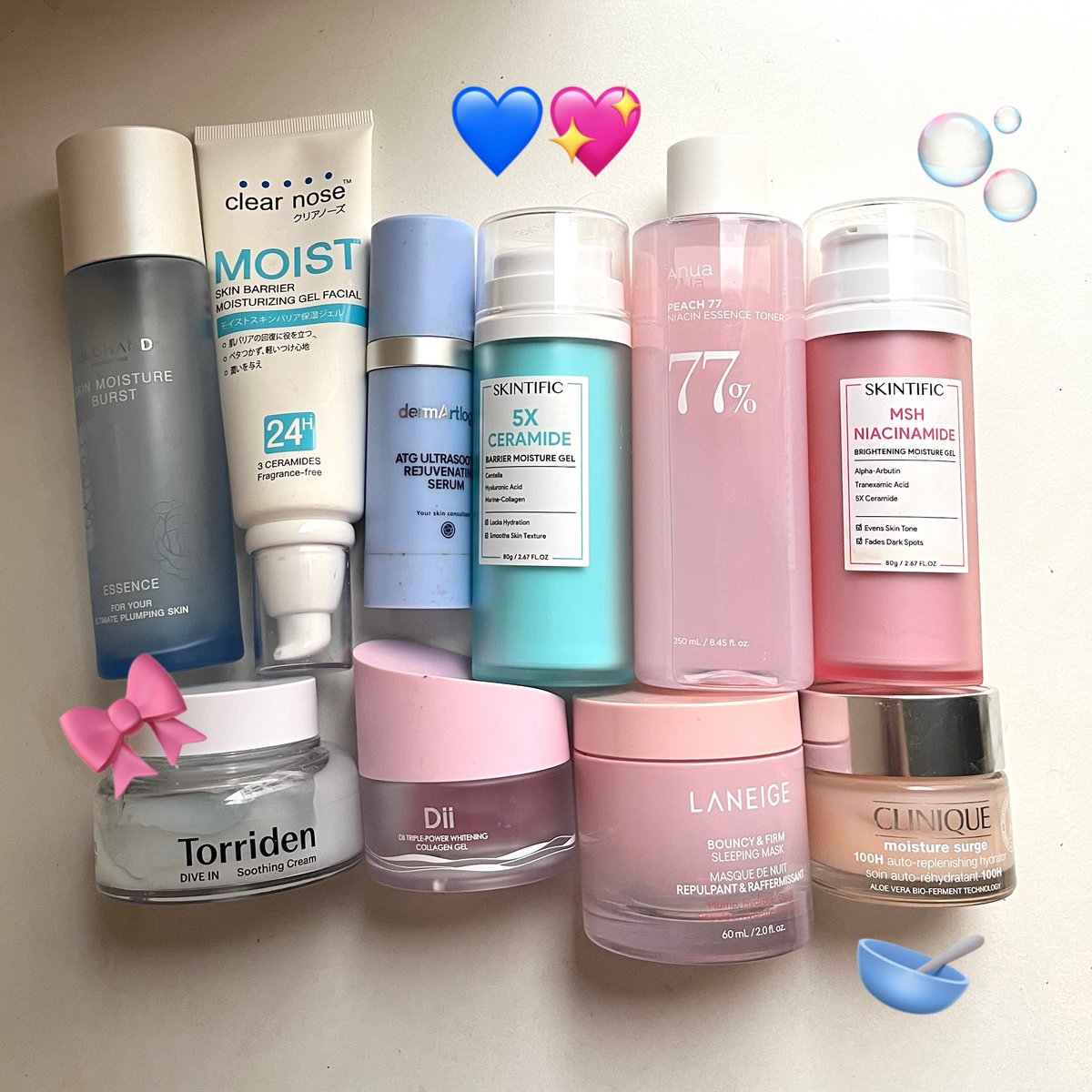 lisabubblegummy's tweet image. คัดมาแล้วว่าชอบจริงๆ ! มัดรวมสกินแคร์✨

💖สีชมพู 💙สีสีฟ้า 

มีทั้งใช้แล้วชอบ ใช้หมดแล้วใช้ซ้ำ🧸🫶🏻