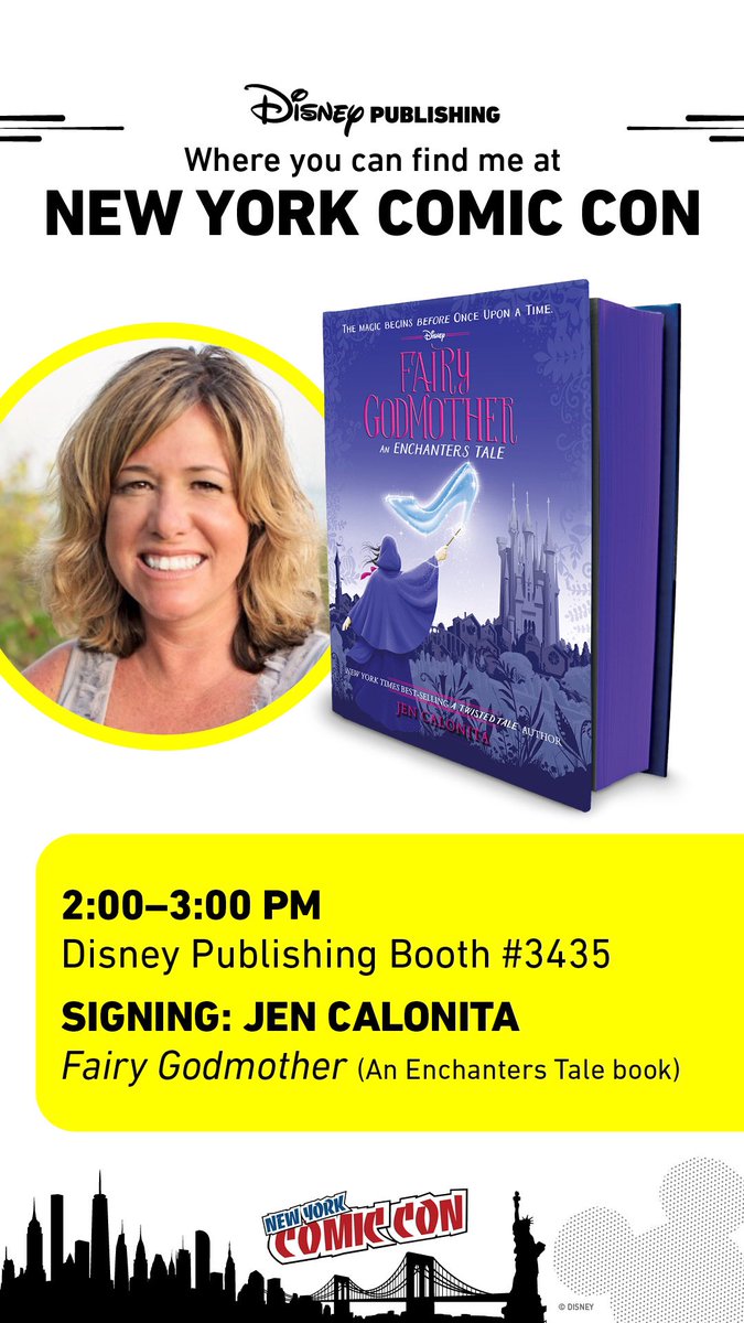 Headed to NY Comic Con? I’ll be signing at the Disney booth this Saturday at 2pm!