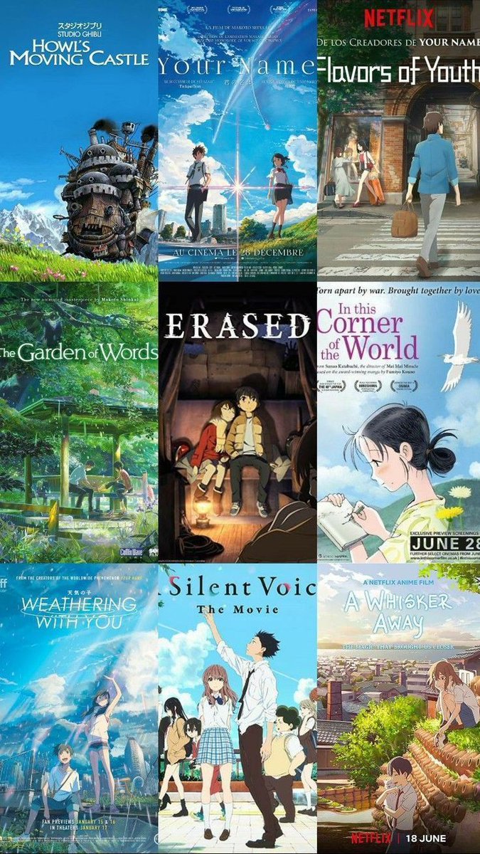 anime_'s tweet photo. Which is your favourite anime movie? https://t.co/FlzKyRcgnX