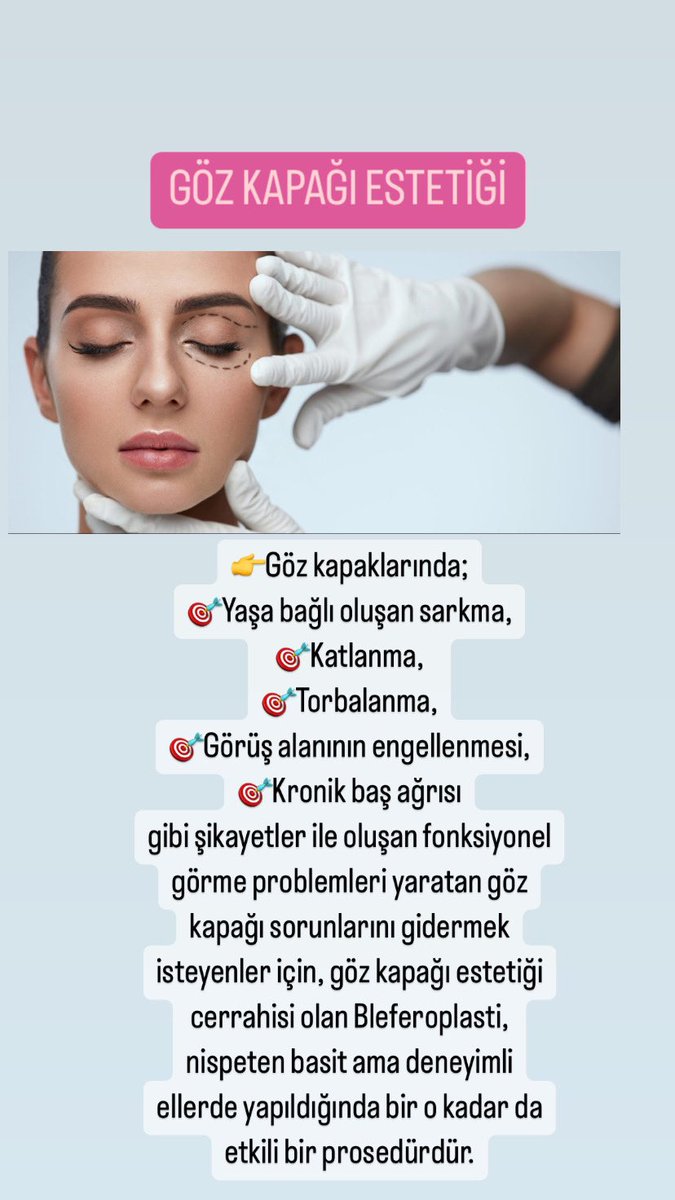 stepestetik's tweet photo. Yüzündeki yorgun ifadeler gitti! 📷Üst göz kapağı prosedürü, göz kapaklarını yeniden şekillendirmek ve gençleştirmek için fazla yağ, kas ve derinin çıkarılması şeklinde uygulanır. Gözlerinizde daha dinamik, daha genç bir görünüm! #gözkapağı #İstanbul #Malatya  #kampanya https://t.co/xMoczAAJxD