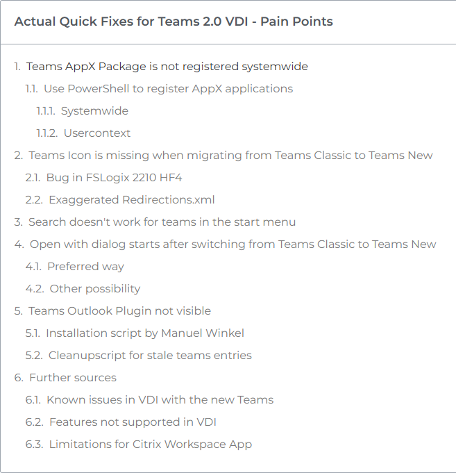 cstalhood's tweet image. Quick Fixes for Teams 2.0 VDI Pain Points oberrauch.bz.it/2024/10/16/act… &amp;lt; AppX registration; Teams icon missing; Start Menu search for Teams doesn&apos;t work; Outlook Plugin not visible @BalintOberrauch