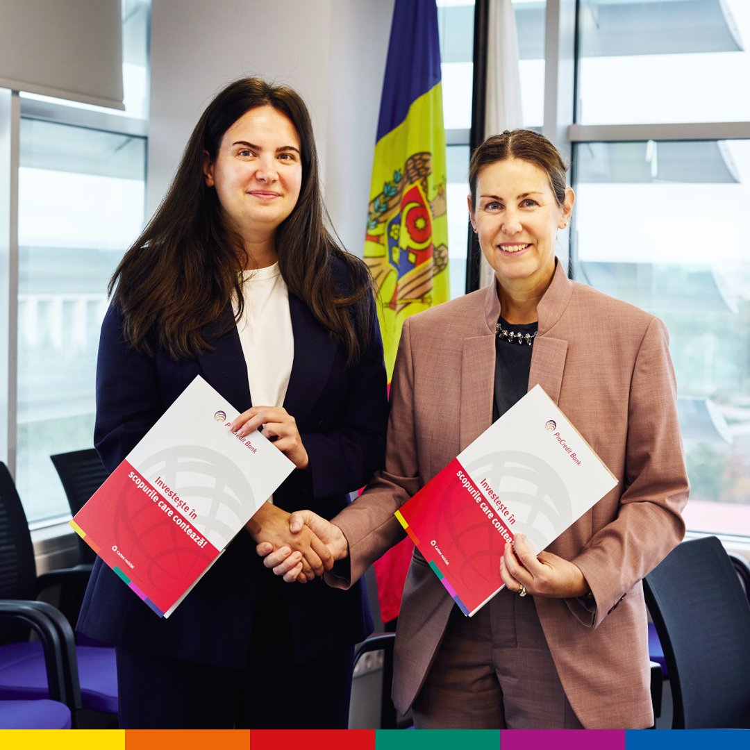 EBRD's tweet photo. Boosting access to finance for Moldovan businesses! W/@eu_near, we're lending €10M to ProCredit Bank Moldova under the #EU4Business-@EBRD Credit Line. This will help SMEs invest in green technologies, upgrade to EU standards, seize new trade opportunities
https://t.co/9nPC62JWh6 https://t.co/GBY5gzB2R3