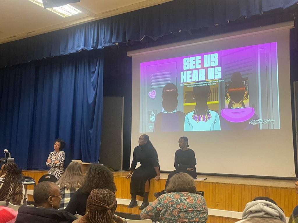Partisan (@partisan_cic) on Twitter photo The launch of another important piece of research by <a href="/MilkHoneyBees/">Milk Honey Bees🐝</a>, led by and centring Black Girls! Amplifying ‘the harmful duality of being invisible when they need care and support, yet hypervisible in negative contexts, where stereotypes and punitive responses are amplified’ The launch of another important piece of research by <a href="/MilkHoneyBees/">Milk Honey Bees🐝</a>, led by and centring Black Girls! Amplifying ‘the harmful duality of being invisible when they need care and support, yet hypervisible in negative contexts, where stereotypes and punitive responses are amplified’