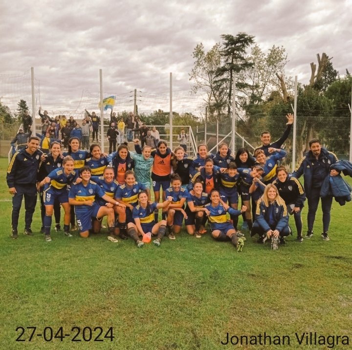 En las buenas y las malas con Las Gladiadoras, siempre 💙💛💙⚽️