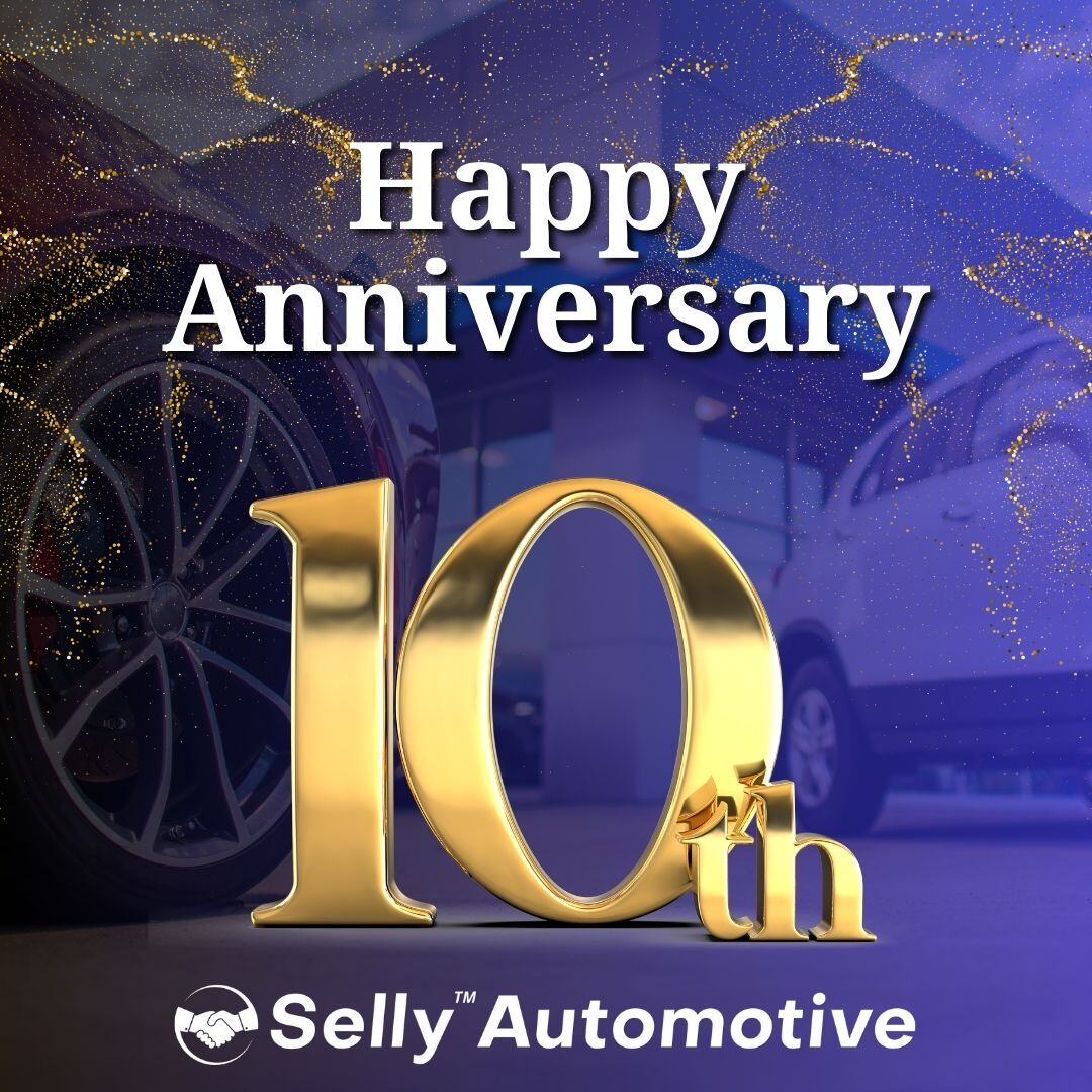 We’re proud to mark a decade of empowering dealerships w/ cutting-edge CRM and text solutions. A heartfelt thanks to our dealers, the incredible Selly team, our investors &amp; all our supporters for driving us forward. Here's to many more years together! #sellycrm #10thyear