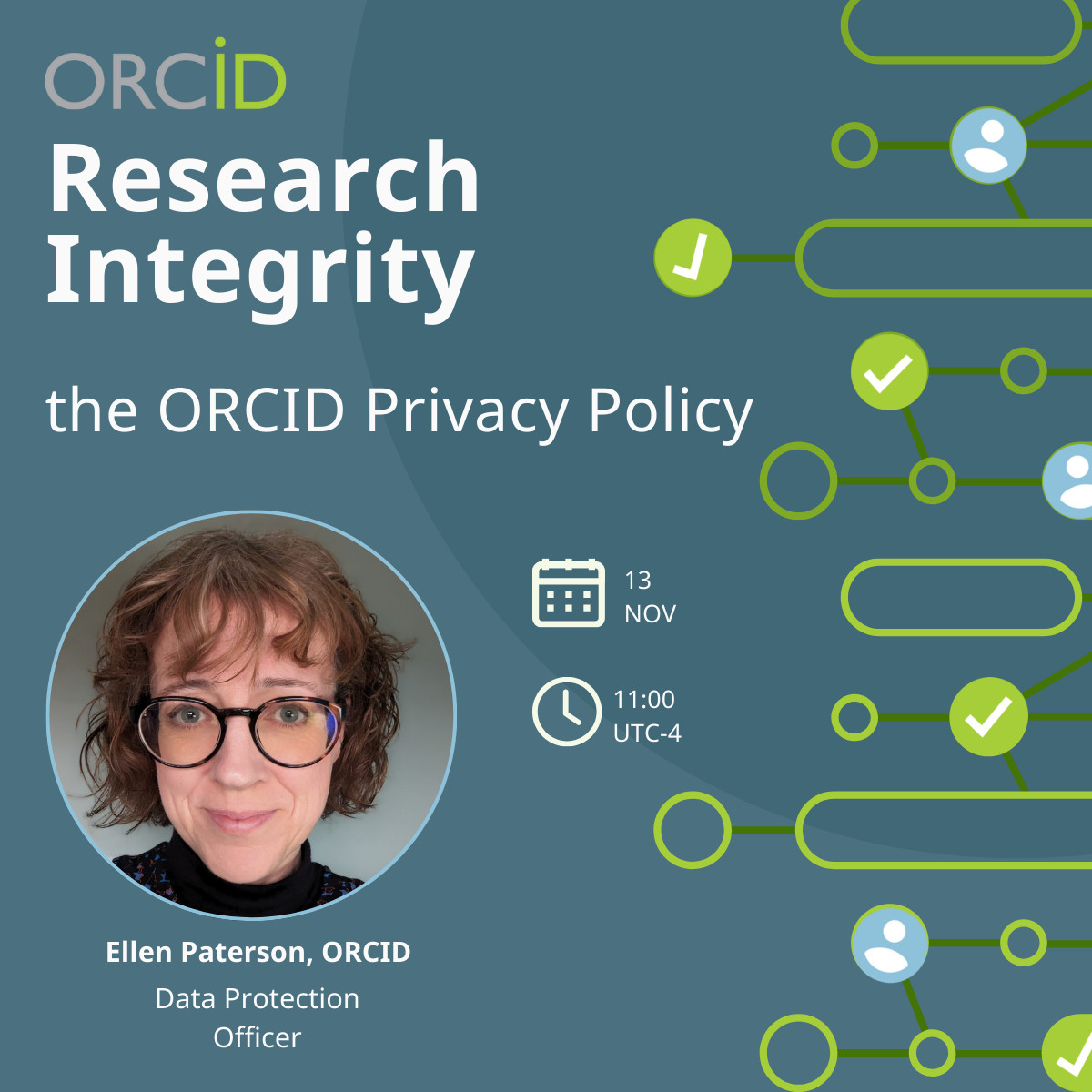 ORCID Organization (@orcid_org) on Twitter photo 🛡️ How does <a href="/ORCID_Org/">ORCID Organization</a> protect your data? Join our upcoming webinar featuring ORCID's Data Protection Officer, Ellen Paterson, to learn about updates to our Privacy Policy and how we protect our... orcid-org.zoom.us/webinar/regist…
#DataPrivacy #ORCID #Cybersecurity #ResearchIntegrity 🛡️ How does <a href="/ORCID_Org/">ORCID Organization</a> protect your data? Join our upcoming webinar featuring ORCID's Data Protection Officer, Ellen Paterson, to learn about updates to our Privacy Policy and how we protect our... orcid-org.zoom.us/webinar/regist…
#DataPrivacy #ORCID #Cybersecurity #ResearchIntegrity