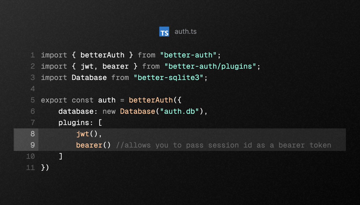 bekacru's tweet photo. Better Auth Now Have JWT Plugin with JWKs support

This means you can use this talk to services that aren’t running JavaScript or don’t have direct access to your database session and validate tokens using JWKs instead.

https://t.co/r6siLjjT1F https://t.co/GyyqhsXxk5