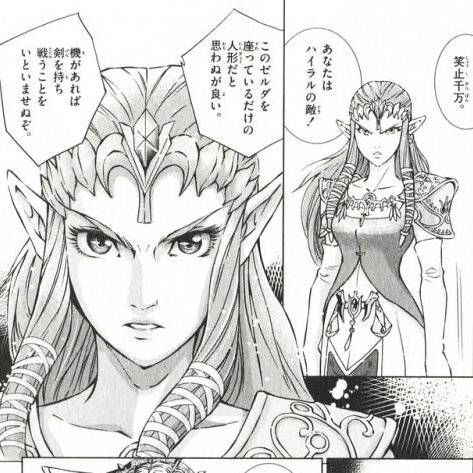 pikzel08's tweet photo. they made Zelda so pretty in the Twilight princess manga https://t.co/O76CaRnSZM