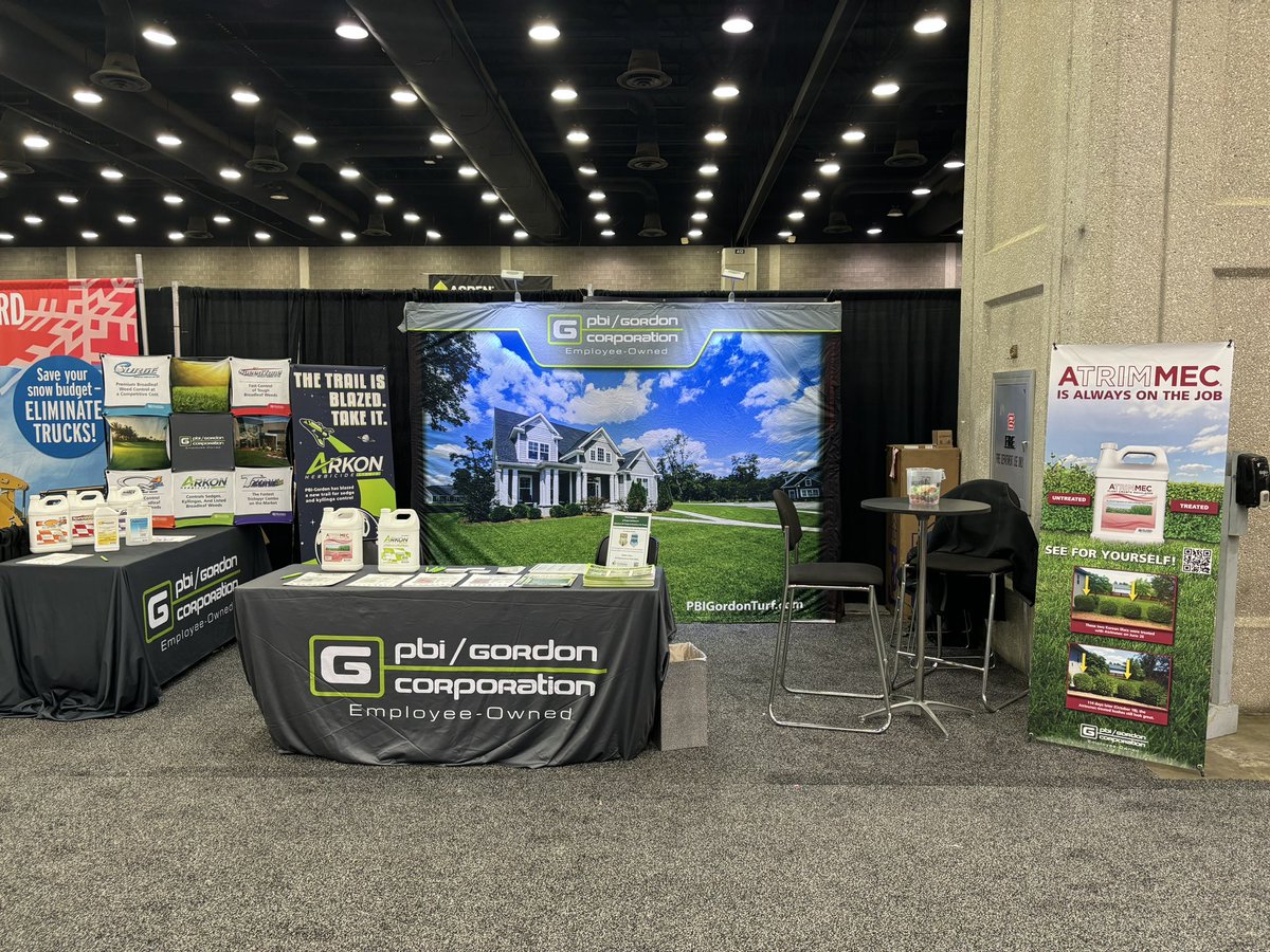 Stop and see us at Equip Expo! <a href="/brettrieck33/">Brett Rieck</a> <a href="/PatBastron/">Pat Bastron</a> <a href="/PBIGordonTurf/">PBI-Gordon Turf</a>
