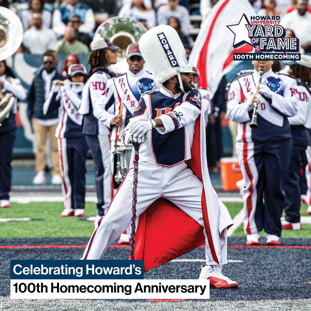 HowardU's tweet photo. Howard Homecoming is here 🦬❤️💙 

Check out the schedule of events so you can enjoy your Homecoming to the fullest. Safe travels and we look forward to seeing you on the yard! https://t.co/ZGyjiDcg0p