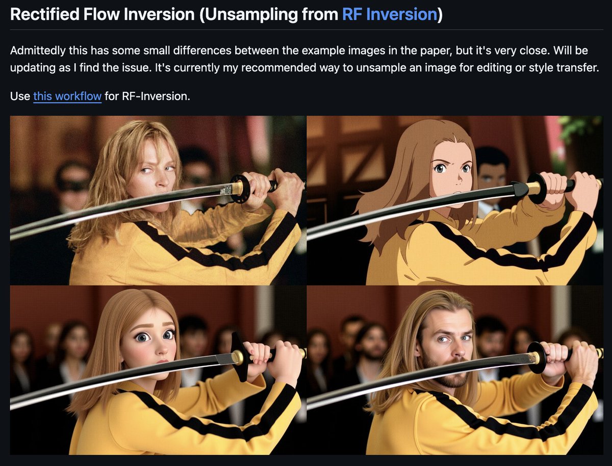 natanielruizg's tweet photo. RF Inversion reimplemented in <24 hours with some super nice results - I love this community
https://t.co/1GB8eTYQ8j https://t.co/sY8rGlCy57