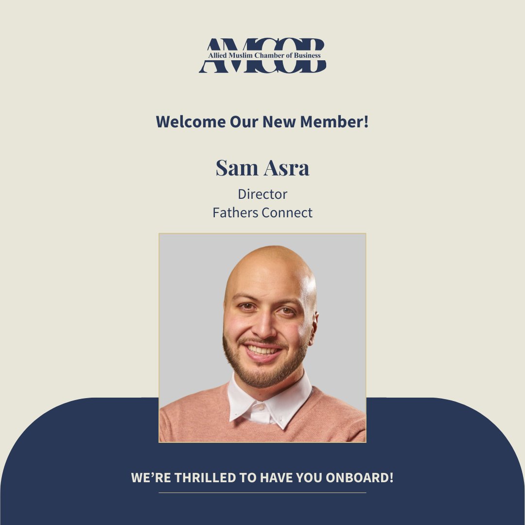 Amcob_Official's tweet photo. Welcome to the AMCOB family, Sam Asra! As Director at Fathers Connect, Sam brings over 10 years of experience helping fathers navigate divorce and strengthen bonds with their children. We're excited to have you!

#AMCOB #FathersConnect #NewMember https://t.co/9qZGBqmObD