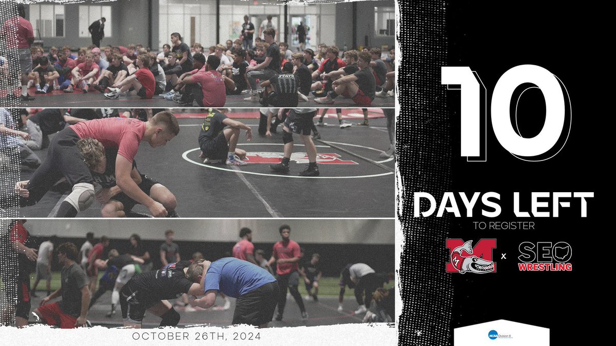 WrestlingMuskie's tweet photo. Just ten days away from the 3rd Annual SEO Wrestling Combine, Directed by guest clinician @tylerr_warnerr 

So far, we have over 75 athletes registered, representing 26 states !!!

Spots are still available. Register using the link in our bio! 

YOU DON’T WANT TO MISS THIS! https://t.co/zhGkGNvNJ5