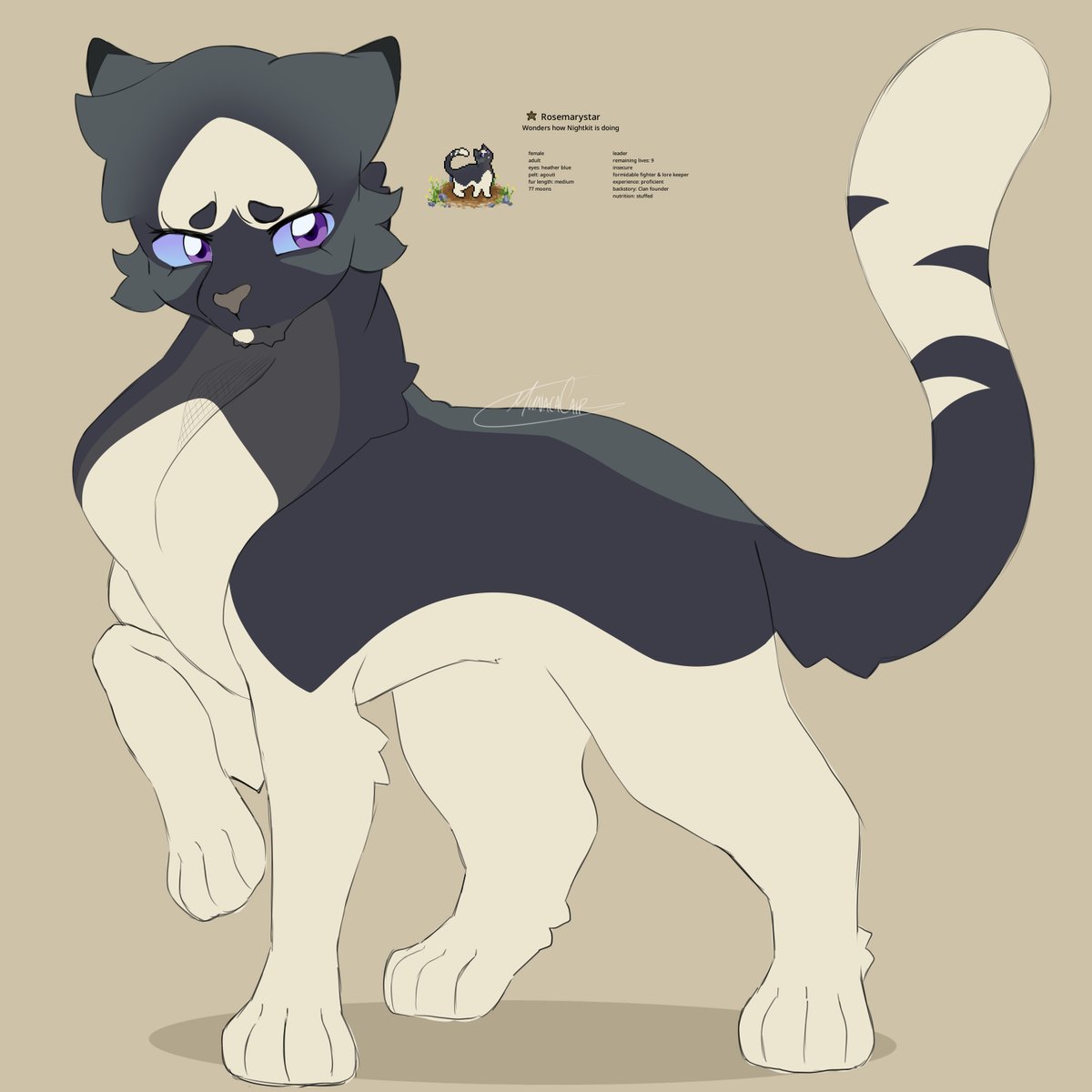 munaca_cair's tweet photo. I made some kitties using the Clangen game. They're pretty neat :3

#Warriors #warriorcats #clangen https://t.co/bxM1W1v4J4