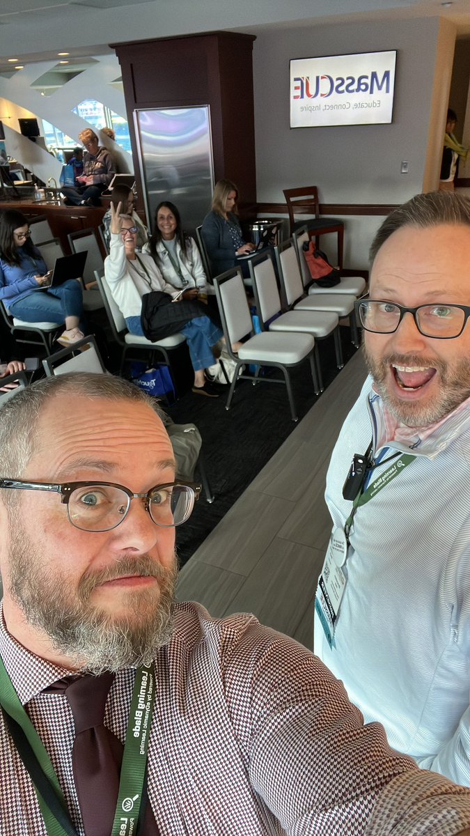 Michael Tinker (@mrtinker) on Twitter photo It’s my turn! Head over to Red 20 to see me and my friend <a href="/HallsHomework/">Brandon Hall</a> present about the mindsets needed for meaningful AI tool selection. #masscue It’s my turn! Head over to Red 20 to see me and my friend <a href="/HallsHomework/">Brandon Hall</a> present about the mindsets needed for meaningful AI tool selection. #masscue