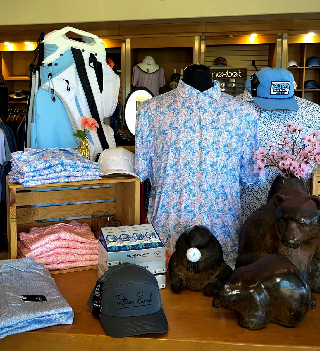 TatumRanchGC's tweet photo. New season, new gear! Our Pro Shop has everything you need to elevate your game. Stop by and check out our latest arrivals that will have you looking and feeling like a pro on the course! ⛳️🏌️‍♂️ https://t.co/7B3UI2DiPd