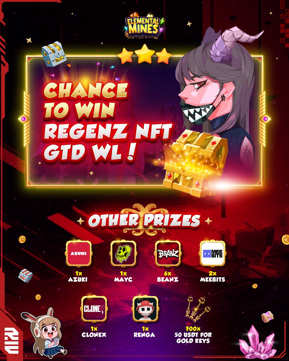 For those who create and grind, worthy rewards await. 

Showcasing the rewards for the Social and Elemental Mines Leaderboards.

SEE YOU AT THE TOP! 🔴