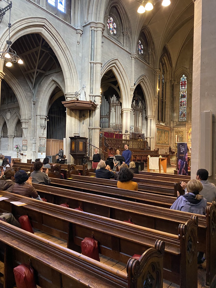 Another fabulous Inspire Community Concert today! Thanks to <a href="/jackholton92/">Jack Holton</a> <a href="/sarahprestwidge/">Sarah Prestwidge</a> &amp; Fran Hills. Our next FREE community concert is at St Peter’s Notting Hill on Monday 4th November, 12midday. 

Join us for more joy through music 🎶⭐️