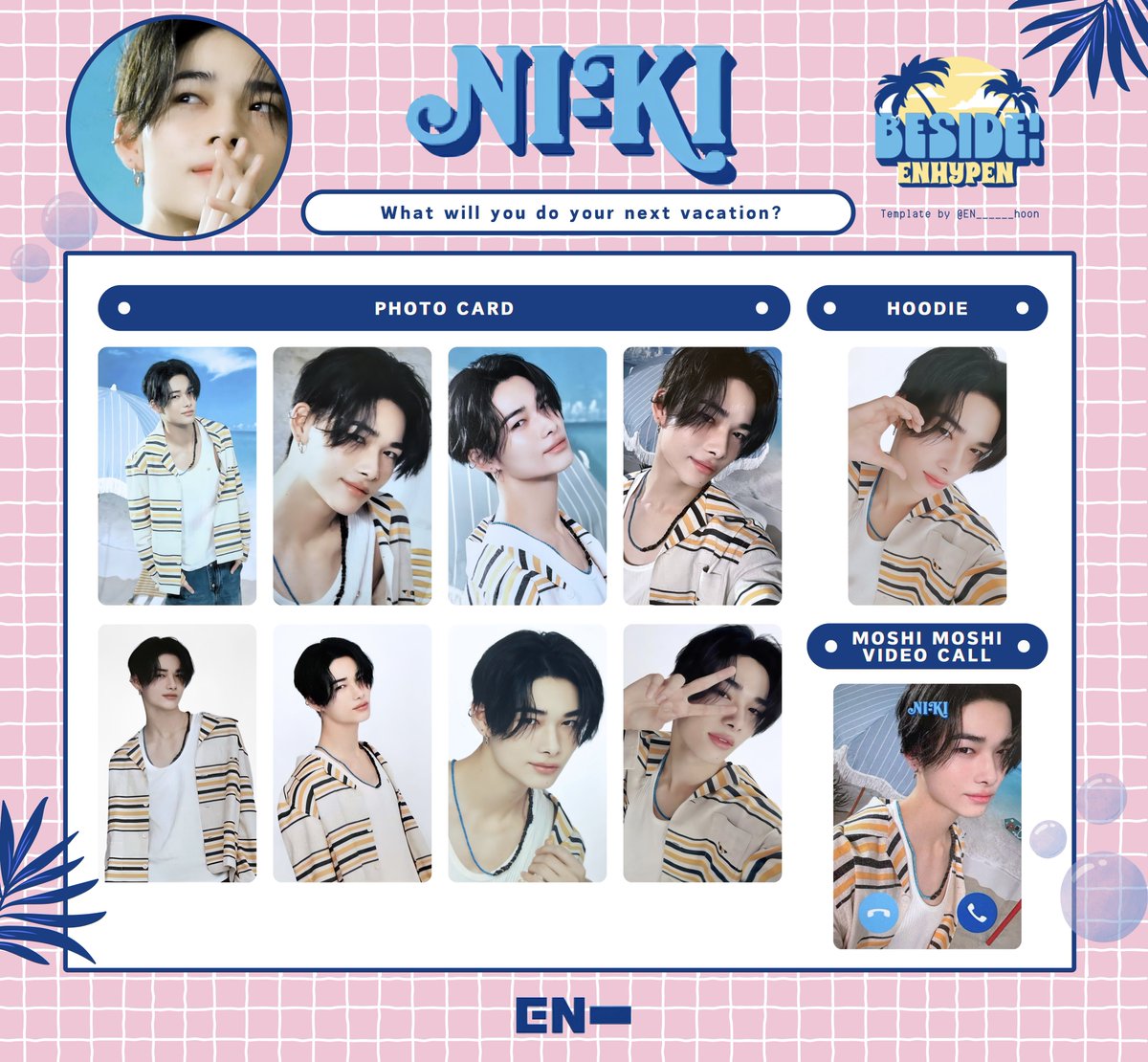 🍥⸝꙳ ⁡ BESIDE:ENHYPEN OFFICIAL MERCHANDISE JAKE ジェイク 제이크