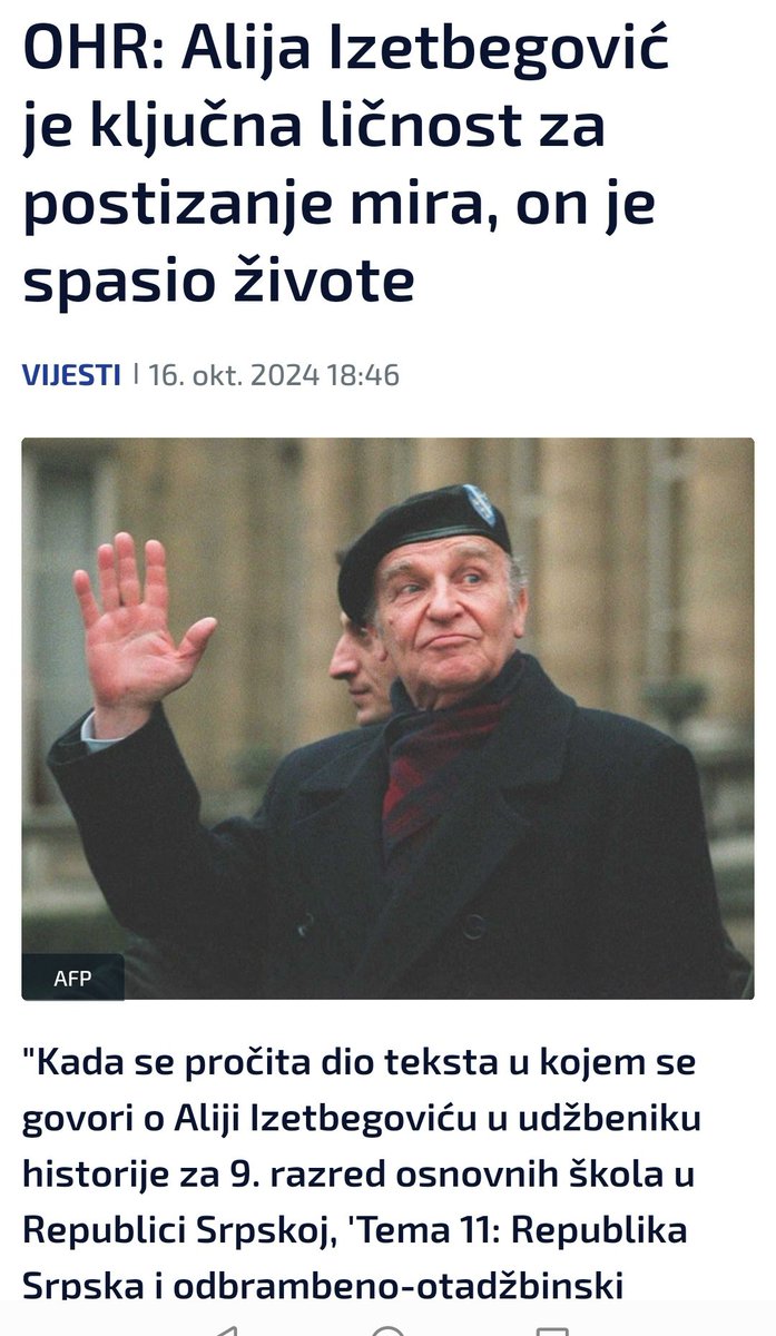 OHR podržava osumnjičene za ratne zločine!? Mudžahedini, vjerski ratnici i babo Alija, ljubimci OHR-a i borci za "mir".

Izetbegović je bio jedan od osumnjičenih koji su bili pod istragom. Činjenica da je umro znači da je istraga prekinuta", rekla je portparol Tužilaštva Hartman.
