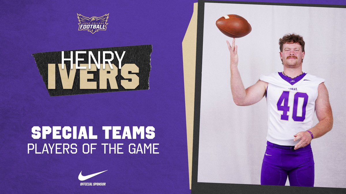 Week #6 - Players of the Game

Offensive: Joey Helminiak
Co-Defensive: Henry Ivers &amp; Michael Carney
Special Teams: Henry Ivers

#FlyWithUs