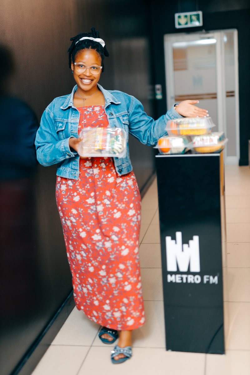 METROFMSA's tweet photo. #BusinessWednesday : We are joined In-Studio by the founder of Mickey's Eatery  Rachel Manyaka  @Mickeysa_Eatry #METROFMTalk with @FaithMangope https://t.co/AT6mXG8map