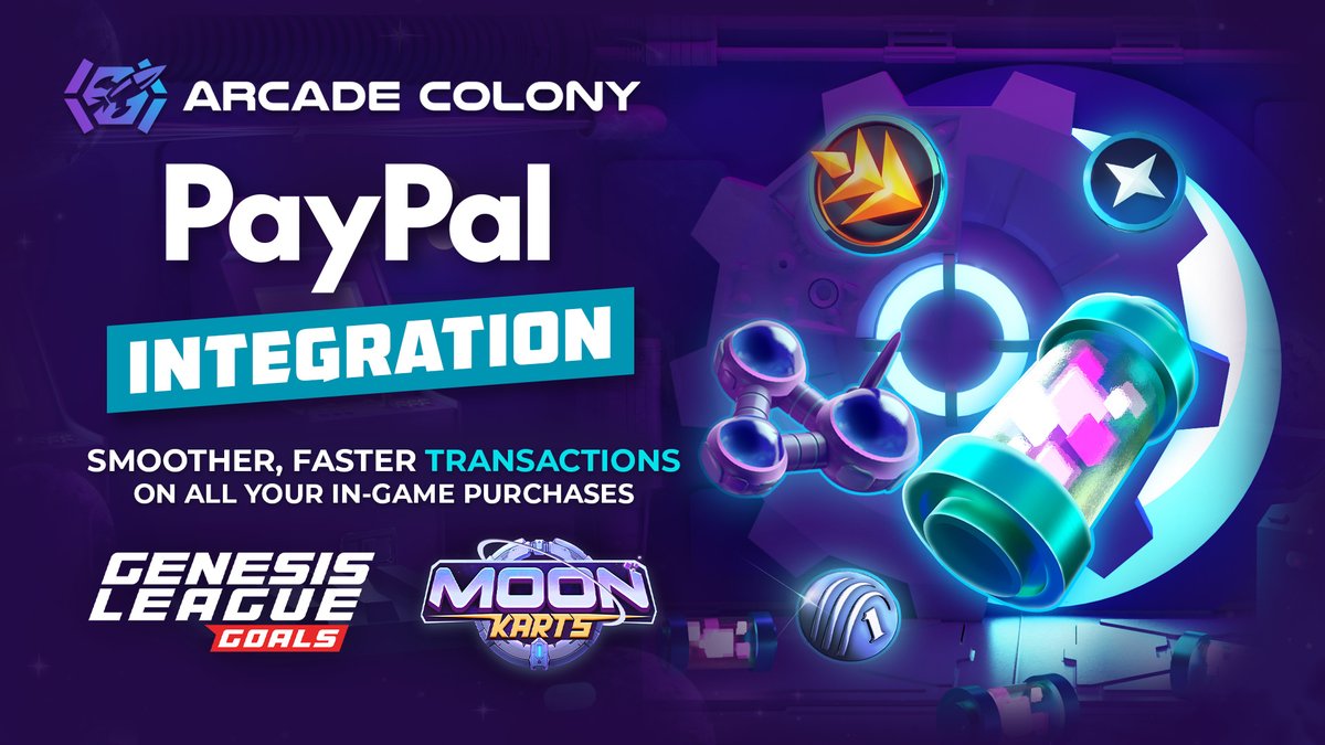 🚀 Arcade Colony now supports PayPal!

Enjoy quick and easy transactions to buy credits, grab packs from the shop, or get cards from the market in <a href="/arcadecolony/">Arcade Colony</a>. 🎮💳

Get ready to enhance your gameplay with just a few clicks!
#PayPal #Play2Earn #NFTGaming #Web3
