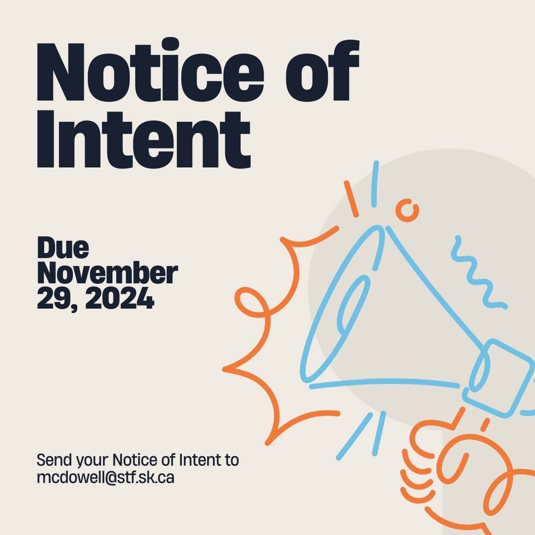 Last week to get your Notice of Intent submitted!

More details: mcdowellfoundation.ca/grants/