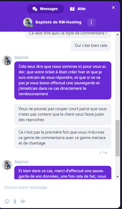 GAMEUR25200's tweet photo. Ceci n'est que la dernière conversation échangée avec lui, j'en ai encore bien d'autres... https://t.co/B4oBq1FcQ0