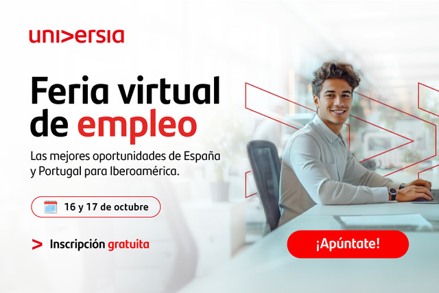 EgresadosUC's tweet photo. 🚀 ¡Egresados! Si quieres que tu futuro profesional despegue ¡no puedes dejar pasar esta oportunidad!⚡️

📝Apúntate en  https://t.co/mf0T0GWJOj y completa tu perfil antes de que comience la feria 🥳

¡No te lo pierdas! 🤝 https://t.co/VLhDXOTt86