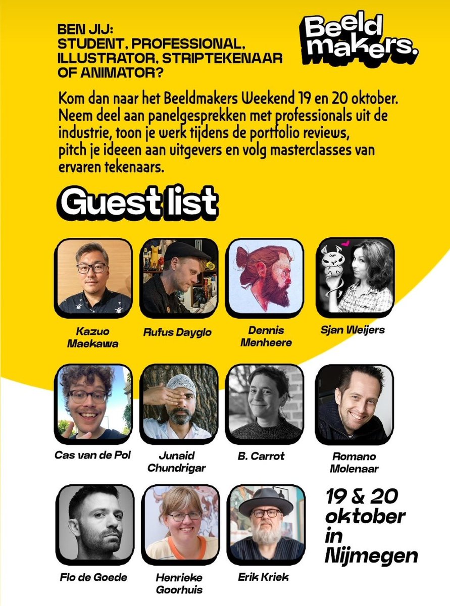 Dutch friends, come say hi at the Big Draw Nijmegen!