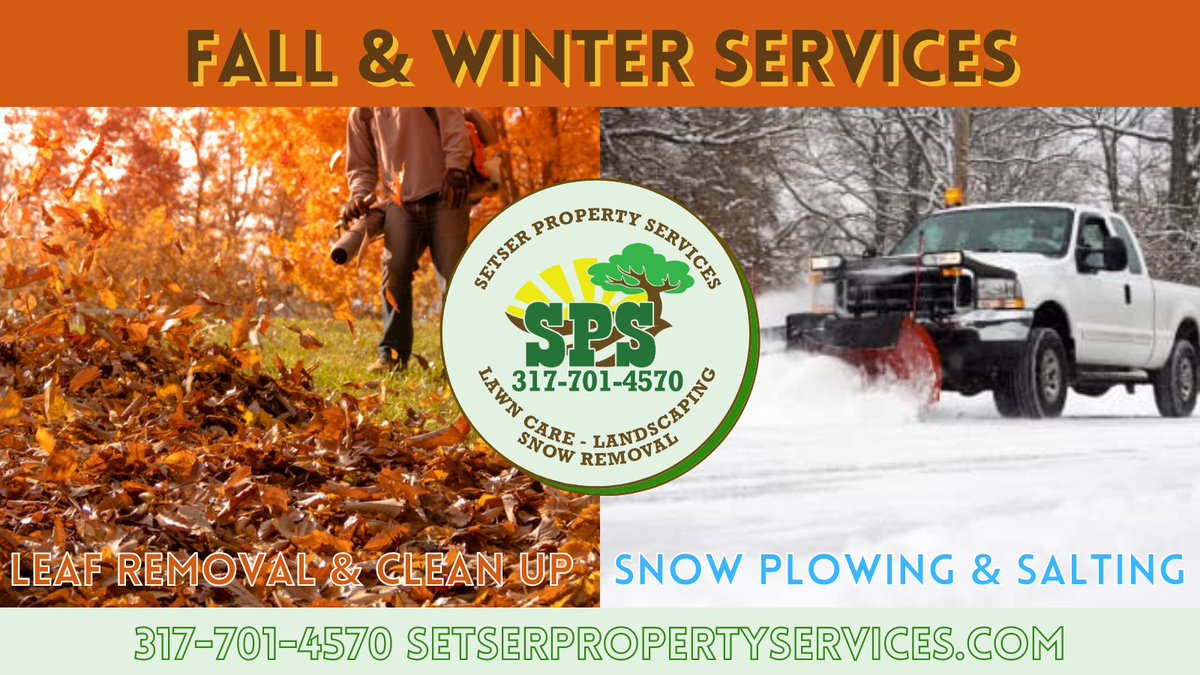SetserProperty's tweet photo. BRR! IT'S GETTING COLD OUT! Let us handle those leaves, snow, and salting for you!
📞 (317)701-4570
🌐 https://t.co/6AIK5LnuIj https://t.co/fNvEHwU9bH