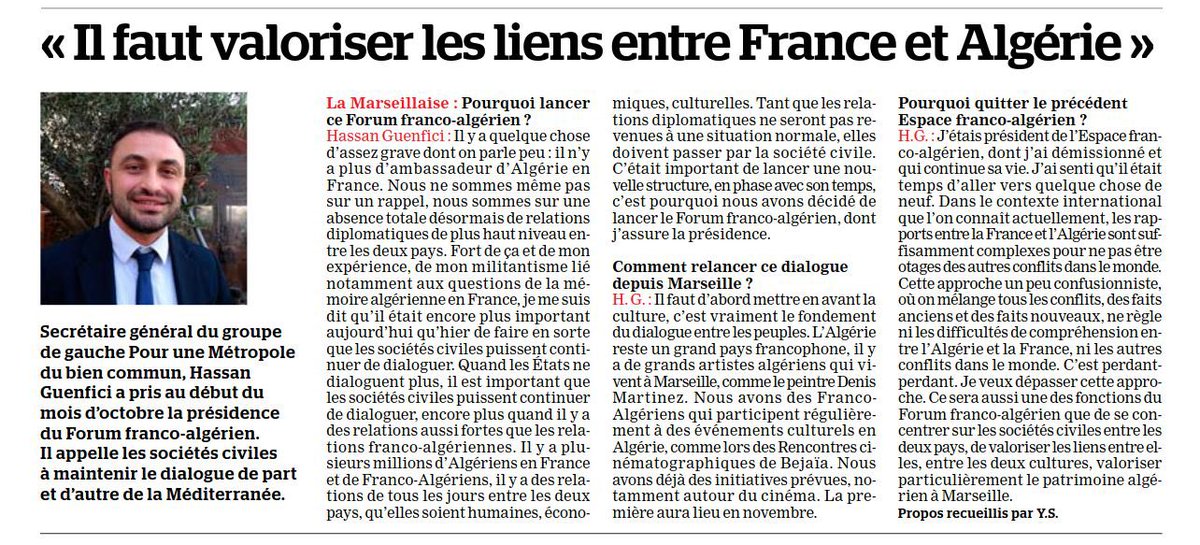 ForumFrAl's tweet photo. Dans cette période de trouble diplomatique entre la #France et l’#Algerie les sociétés civiles ont un rôle majeur à jouer dans la valorisation des liens entre nos deux pays, c’est dans cet esprit que nous construisons le Forum Franco-algérien. 🇩🇿🇫🇷 https://t.co/ZH14kK8Gtp