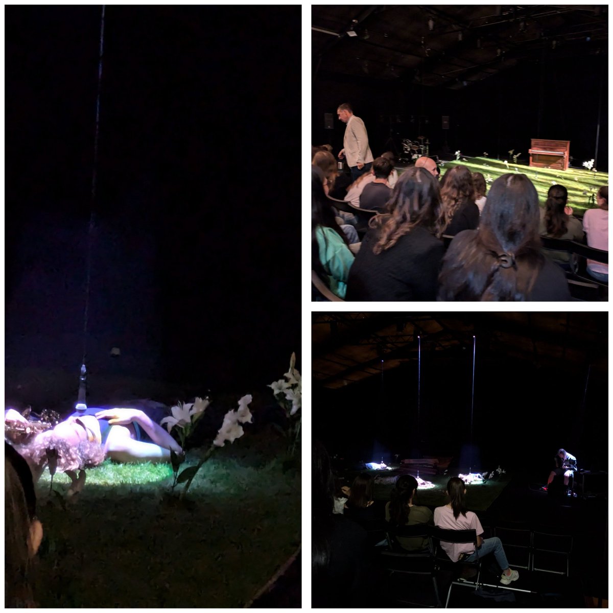 cdimoissac's tweet photo. Sortie #TousauThéâtre pour les 1e de la @Cite_scoMOISSAC . Les élèves ont pu découvrir les textes de #Rimbaud avec le spectacle #OvertheRimbaud aux #Arènes de #Coutures. #poésie #Français1e #apprendreautrement #culture #adage @OlivierR81 @MinistereCC @DSDEN82 https://t.co/dZl6f1XAO5