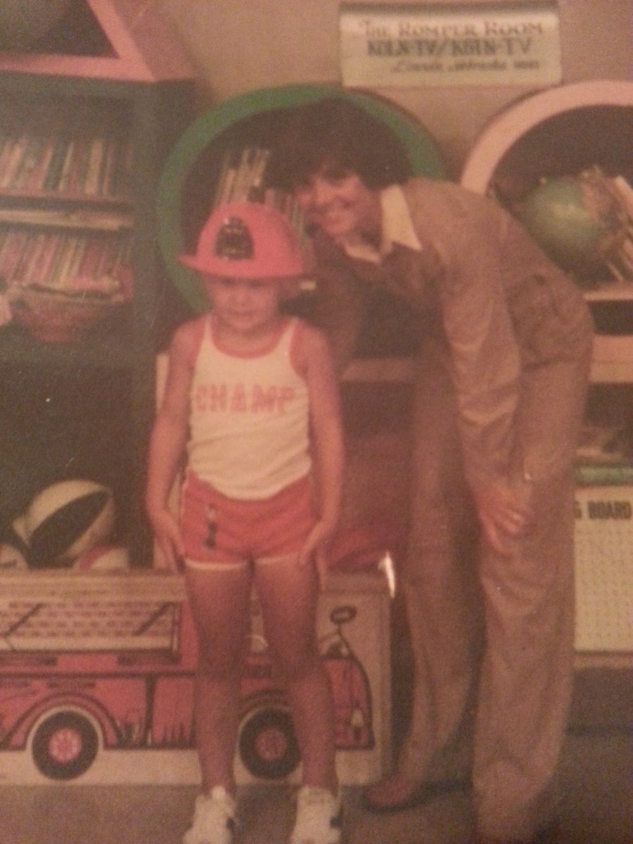 ChrisRaff7's tweet photo. Back in The @1011_news Golden Years. Romper Room with Miss. Linda #Lincoln #Nebraska #RomperRoom https://t.co/X4EFQrK7dl