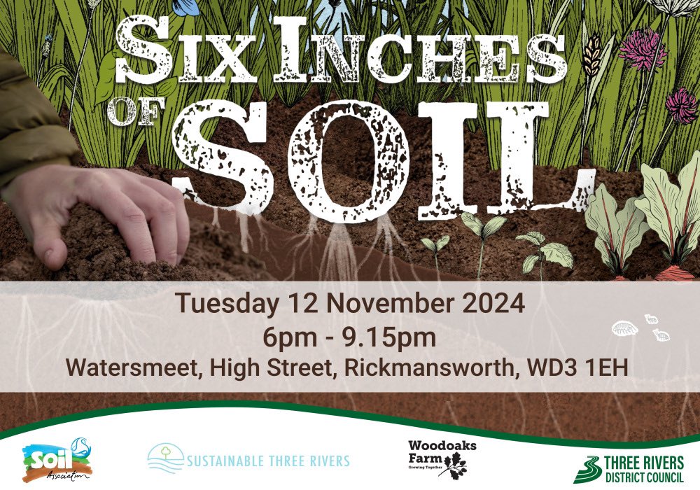 Woodoaks Farm (@farmwoodoaks) on Twitter photo Join us on Tuesday Nov 12th to watch <a href="/sixinchessoil/">Six Inches of Soil</a> …
…A film that tells of remarkable farmers, small businesses, chefs & entrepreneurs leading the way to transform how our food is produced & consumed.
Secure your FREE TICKETS here
bit.ly/4haCzje Join us on Tuesday Nov 12th to watch <a href="/sixinchessoil/">Six Inches of Soil</a> …
…A film that tells of remarkable farmers, small businesses, chefs & entrepreneurs leading the way to transform how our food is produced & consumed.
Secure your FREE TICKETS here
bit.ly/4haCzje