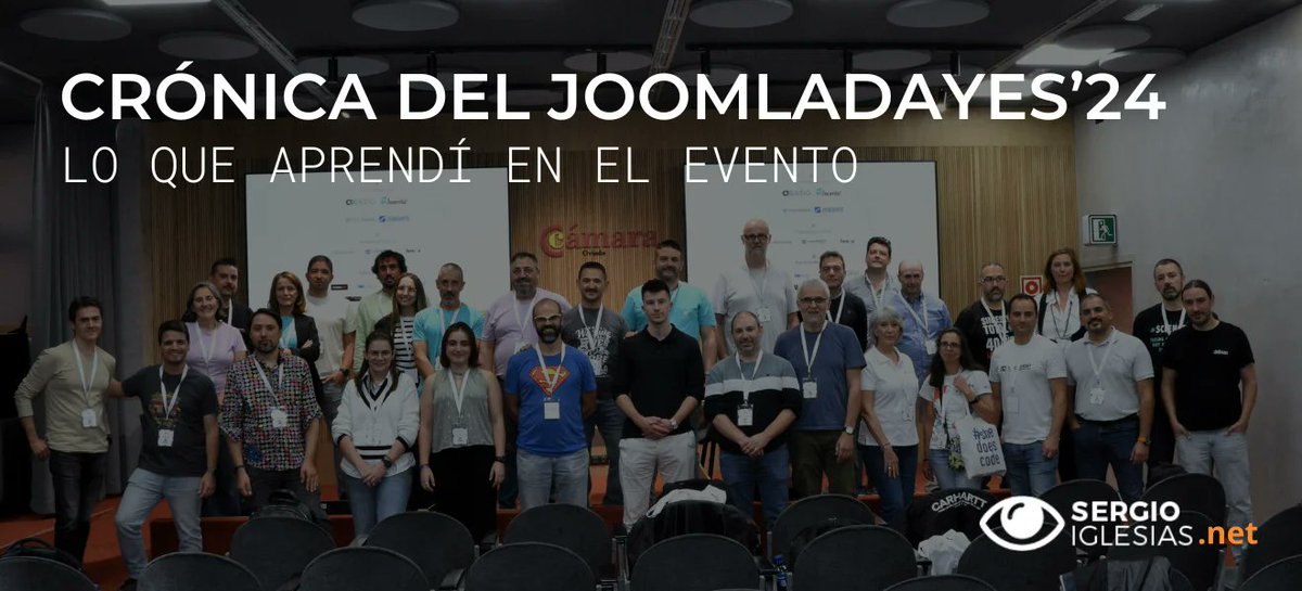 Crónica del JoomlaDayES 2024: lo que aprendí en el evento #joomladayes2024 #Joomla5 i.mtr.cool/kuwkvtyoak