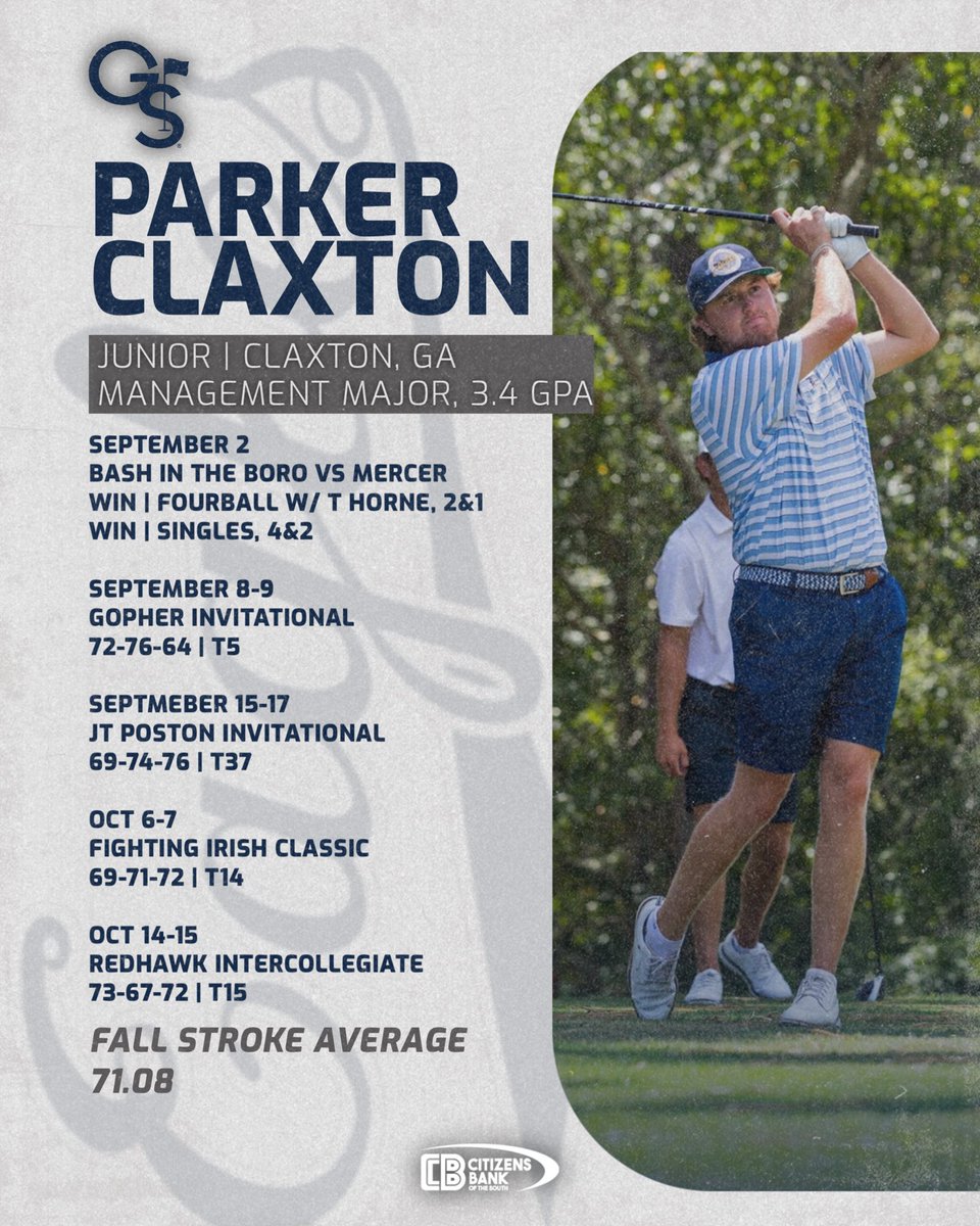 GS Men's Golf tweet media