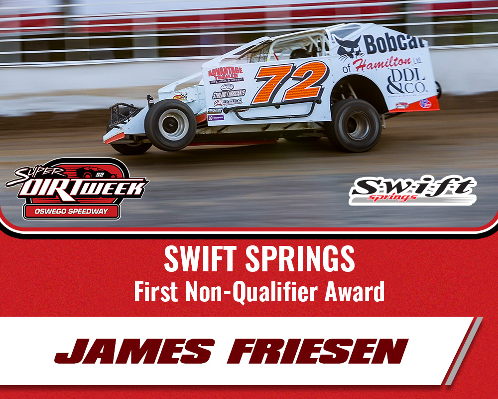 SuperDIRTWeek's tweet image. #SwiftSprings First Non-Qualifier Award
🏆 James Friesen
💰 Product Certificate