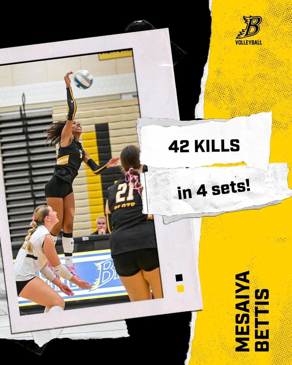 In last night's win against Apple Valley, Mesaiya Bettis put down 42 KILLS IN 4 SETS!!!!! Congratulations, Mes!!! <a href="/AVCAVolleyball/">AVCA</a> <a href="/PrepDigMN/">Prep Dig Minnesota</a> <a href="/PrepDig/">Prep Dig 🏐</a> <a href="/PrepVolleyball/">PrepVolleyball.com</a> <a href="/MNVBCA/">MN VB Coaches Assoc.</a> <a href="/MaxPreps/">MaxPreps</a> <a href="/StarTribune/">The Minnesota Star Tribune</a>