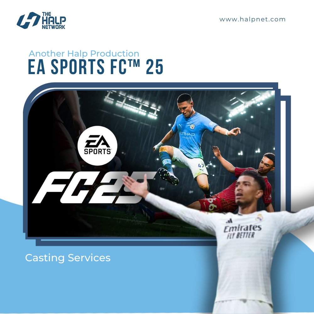 The Halp Network (@thehalpnetwork) on Twitter photo ⚽ Have you been enjoying FC25? ⚽
We had the un-BALL-ievable honor of casting motion capture talent for EA SPORTS FC™ 25, thanks to our incredible casting team, <a href="/juliabscasting/">JuliaBS Casting ✨</a> and Lexington Vanderberg!
Huge thanks to EA Games for letting us step back onto the field! ⚽ Have you been enjoying FC25? ⚽
We had the un-BALL-ievable honor of casting motion capture talent for EA SPORTS FC™ 25, thanks to our incredible casting team, <a href="/juliabscasting/">JuliaBS Casting ✨</a> and Lexington Vanderberg!
Huge thanks to EA Games for letting us step back onto the field!