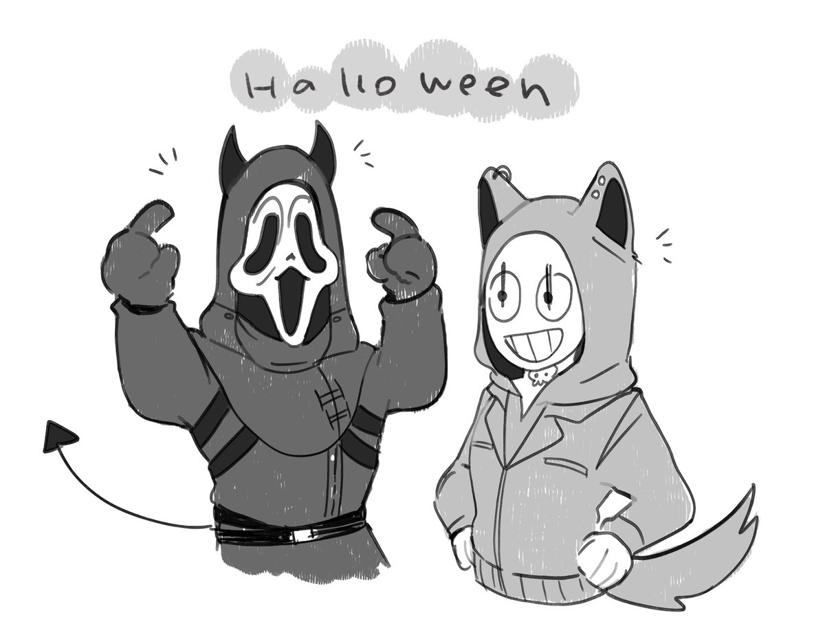 気が早いハロウィン🎃😈🐺